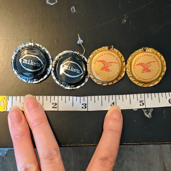 Skeleton handmade earrings NWOT - Picture 10 of 16